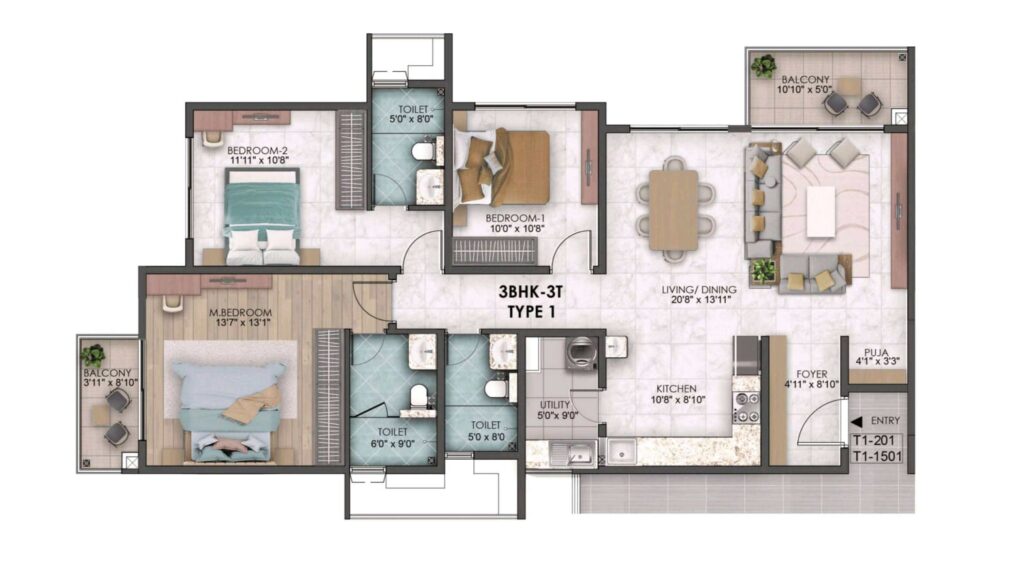 Sumadhura-Capitol-Residency-Floorplan